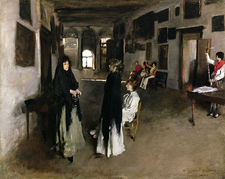 A Venetian Interior, c.1880/82 by Sargent | Painting Reproduction