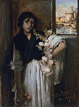 Venetian Onion Seller, 1882 by Sargent | Painting Reproduction