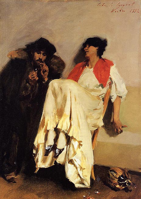 The Sulphur Match, 1882 | Sargent | Painting Reproduction