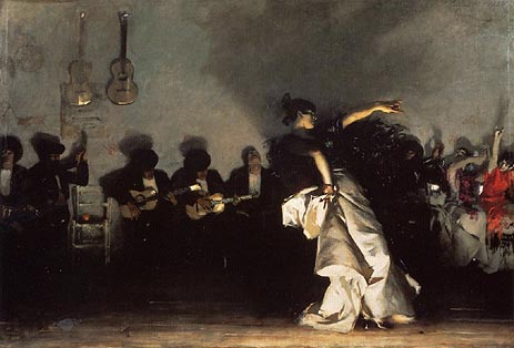 El Jaleo, 1882 by Sargent | Painting Reproduction