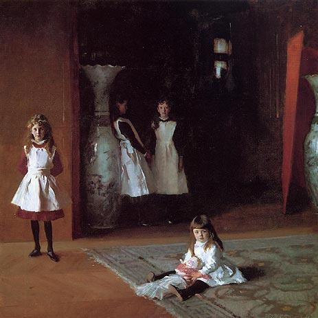 The Daughters of Edward Darley Boit, 1882 by Sargent | Painting Reproduction