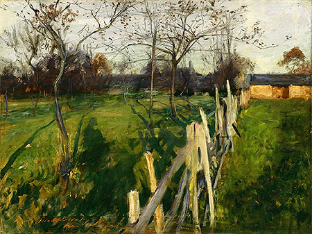 Home Fields, c.1885 | Sargent | Painting Reproduction