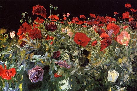 Poppies, 1886 | Sargent | Gemälde Reproduktion