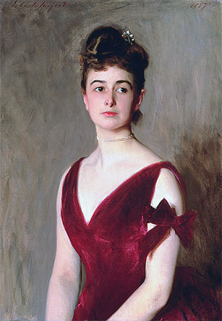 Mrs Charles E. Inches (Louise Pomeroy), 1887 | Sargent | Painting Reproduction