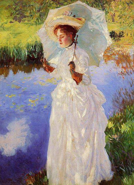A Morning Walk, 1888 | Sargent | Painting Reproduction