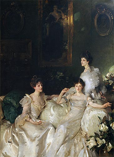 The Wyndham Sisters, 1899 | Sargent | Gemälde Reproduktion