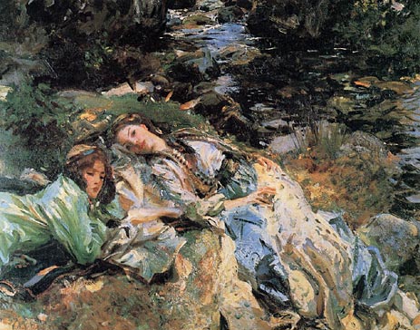 The Brook, c.1907 | Sargent | Gemälde Reproduktion