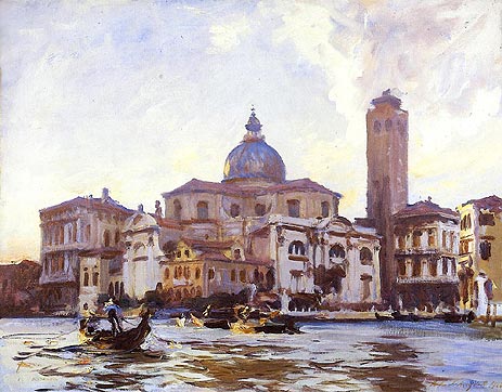 Palazzo Labia and San Geremia, Venice, 1913 | Sargent | Gemälde Reproduktion