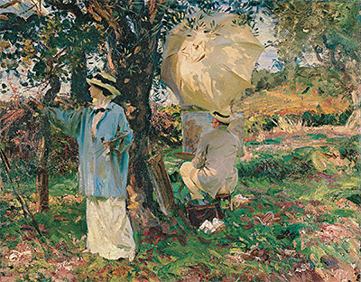 The Sketchers, 1914 | Sargent | Gemälde Reproduktion