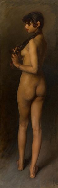 Lebensstudie (Studie über ein ägyptisches Mädchen), 1891 | Sargent | Gemälde Reproduktion