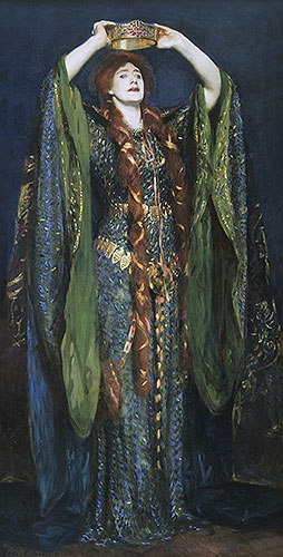 Fräulein Ellen Terry als Lady Macbeth | Sargent | Gemälde Reproduktion