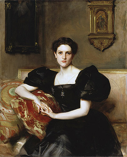 Elizabeth Winthrop Chanler (Frau John Jay Chapman) | Sargent | Gemälde Reproduktion