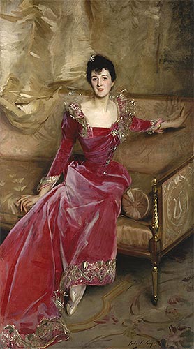 Mrs. Hugh Hammersley, 1892 | Sargent | Gemälde Reproduktion