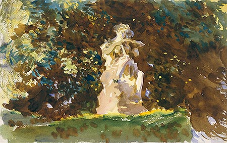 Boboli Garden, Florence, c.1906/07 by Sargent | Painting Reproduction