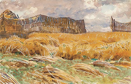 Camouflaged Field in France, 1918 | Sargent