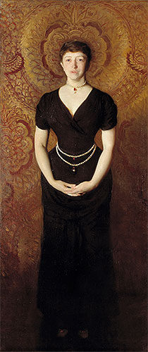 Portrait of Isabella Stewart Gardner, 1888 | Sargent | Gemälde Reproduktion