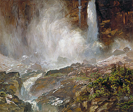 Yoho Falls, 1916 | Sargent | Painting Reproduction