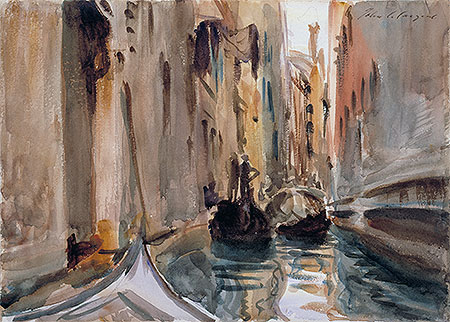 Rio di San Salvatore, Venice, c.1906/11 | Sargent | Painting Reproduction
