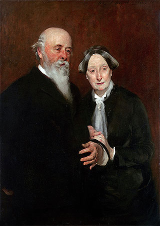 Mr. and Mrs. John W. Field, 1882 | Sargent | Painting Reproduction