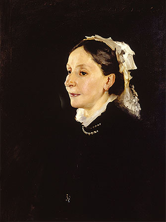 Porträt von Mrs. Daniel Sargent Curtis, 1882 von Sargent | Gemälde-Reproduktion
