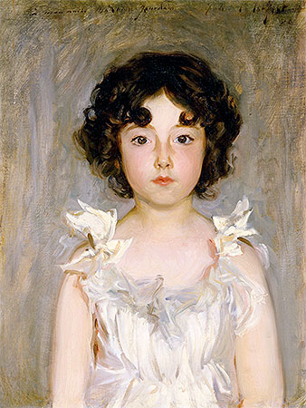 Mademoiselle Jourdain, 1889 von Sargent | Gemälde-Reproduktion