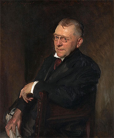 Porträt von James Whitcomb Riley, 1903 von Sargent | Gemälde-Reproduktion