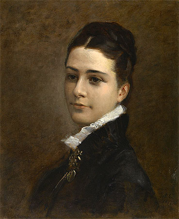 Mrs. Charles Deering, 1877 | Sargent | Gemälde Reproduktion