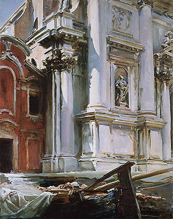 Church of St. Stae, Venice, 1913 | Sargent | Gemälde Reproduktion