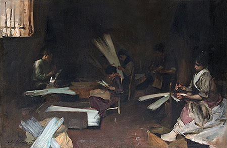 Venetian Glass Workers, c.1880/82 | Sargent | Gemälde Reproduktion
