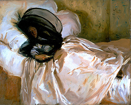Der Moskitonetz | Sargent | Gemälde Reproduktion