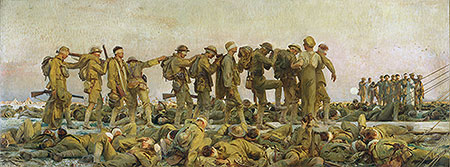Gasgeschädigt | Sargent | Gemälde Reproduktion