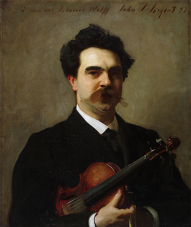 Johannes Wolff, 1897 von Sargent | Gemälde-Reproduktion