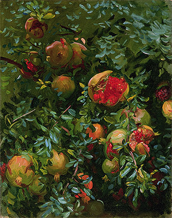 Pomegranates, Majorca, c.1908 | Sargent | Gemälde Reproduktion