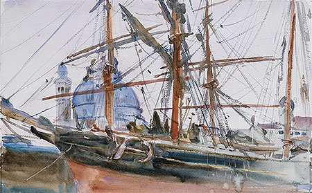 Rigging, c.1905/06 | Sargent | Painting Reproduction