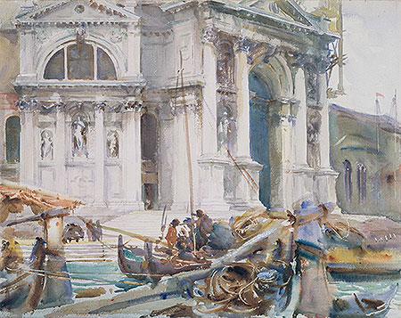 Santa Maria della Salute, 1904 | Sargent | Painting Reproduction