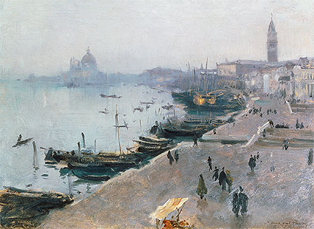 Venice in Grey Weather, n.d. | Sargent | Gemälde Reproduktion