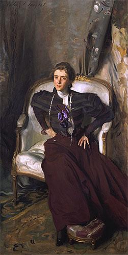 Portrait of Mrs Alice Brisbane Thursby, 1898 | Sargent | Gemälde Reproduktion