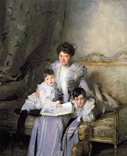 Frau Knowles und ihre Kinder | Sargent | Gemälde Reproduktion