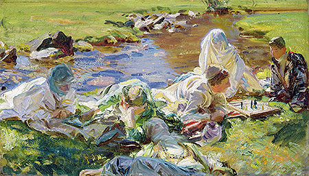 Dolce far Niente, c.1907 | Sargent | Gemälde Reproduktion