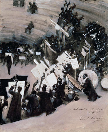Rehearsal of the Pasdeloup Orchestra at the Cirque d'Hiver, c.1879/80 | Sargent