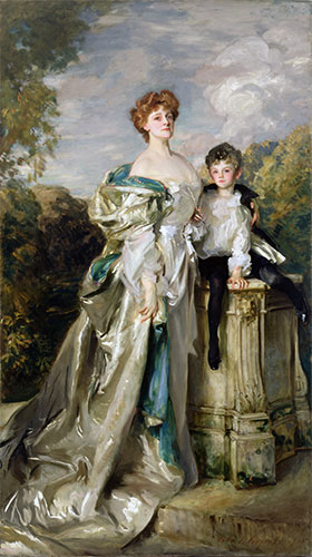 Lady Warwick and her Son, 1905 | Sargent | Gemälde Reproduktion