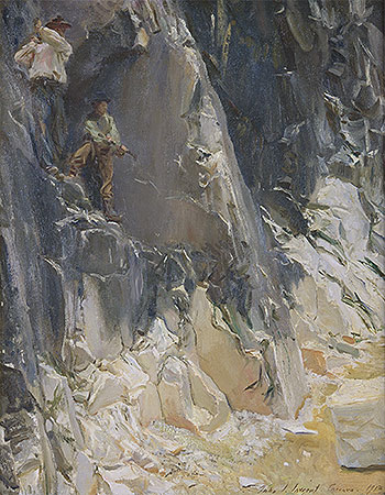 Marble Quarries at Carrara, 1913 | Sargent