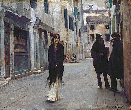 Street in Venice, 1882 | Sargent