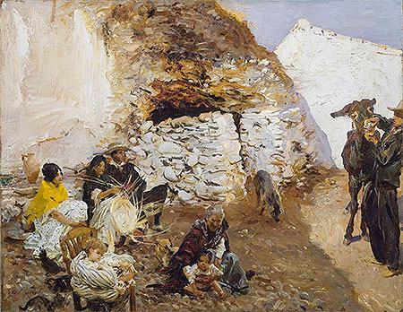 Gypsy Encampment, c.1912/13 | Sargent | Painting Reproduction