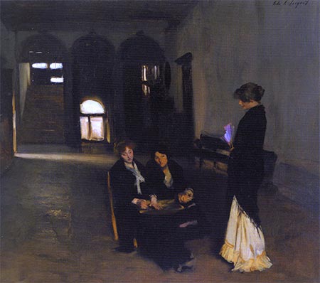 Venezianische Perlenfädler | Sargent | Gemälde Reproduktion
