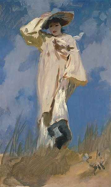 Judith Gautier (A Gust of Wind) | Sargent | Painting Reproduction