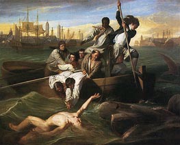 Watson and the Shark, 1778 von John Singleton Copley | Gemälde-Reproduktion