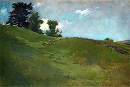 Landscape, Cornish, 1890 von John White Alexander | Gemälde-Reproduktion