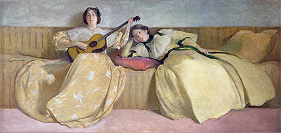 Panel für Musikzimmer, 1894 | John White Alexander | Gemälde Reproduktion