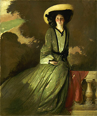 Portrait von Frau John White Alexander, 1902 | John White Alexander | Gemälde Reproduktion